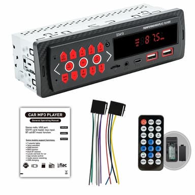Auto Bluetooth MP3-soitin Autostereo TF Card U-Disk FM-radio