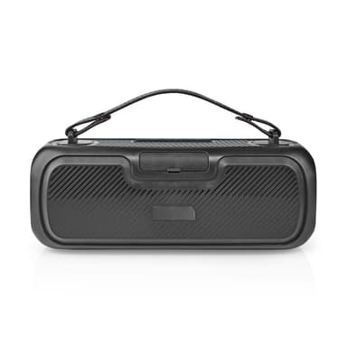 Nedis Bluetooth® Party Boombox | 4.5 tuntia | 2.0 | 45 W | Median toisto: AUX / USB | IPX5 | Linkitettävä | Kantokahva | Juhlavalot | Musta