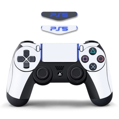 Sony PS4 / PS4 Slim Game Controller Irrotettava tarra - Valkoinen