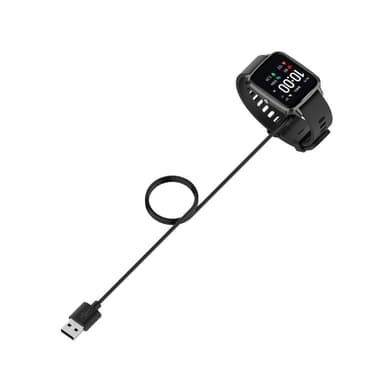 Realme Watch 3 Smart Watch laturi USB-magneettinen latausalusta 1m kaapelilla - musta