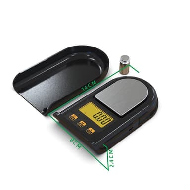 Digitaalinen LCD Mini elektroninen 500g 0,1 g painoasteikko