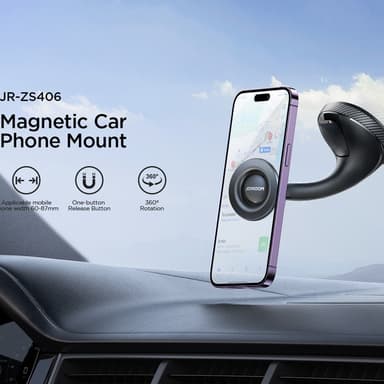 JOYROOM 4,7-7"" puhelimelle Imukuppi Magneettinen matkapuhelinteline auto