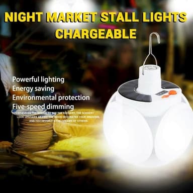 Solar Camping Lantern Lamp Teltta Ladattava kaukosäädin