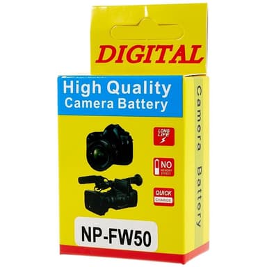 NP-FW50 akku Sony A6400/A6000/ZVE 10/A7M2/A6100/A6300/A7R2/A5100 jne