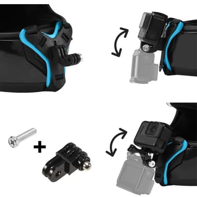 4-in-1-moottoripyöräkypäräkiinnitys GoPro Insta 360 Sessionille