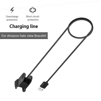 Amazon Halo View 1m USB-latauskaapelin teline - musta