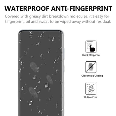 Samsung Galaxy S20 kirkas karkaistu lasi koko puhelimen näyttö