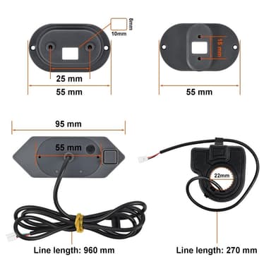 Xiaomi M365 -takavalojen suuntavilkkujen LED-takavalolle