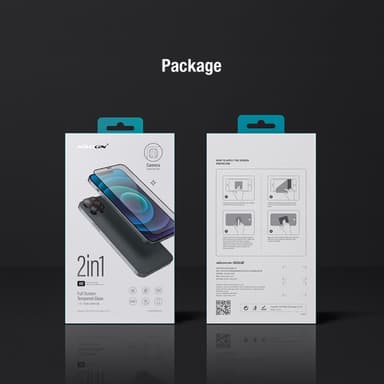 iPhone 14 Plus NILLKIN 2 in 1 karkaistu lasi kamerakalvolla