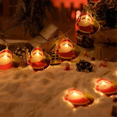 1,5 m 10 LED-valot Joulupukin Valonauha Koriste - Joulupukki
