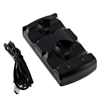 Playstation 3/PS3 Move kaksoislatausteline 2 in 1