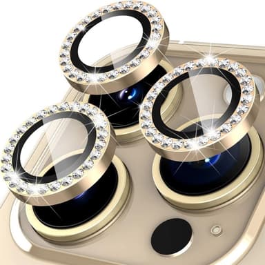 iPhone 15 Pro / 15 Pro Max Ring Circle Lens -elokuvasetti Glitter