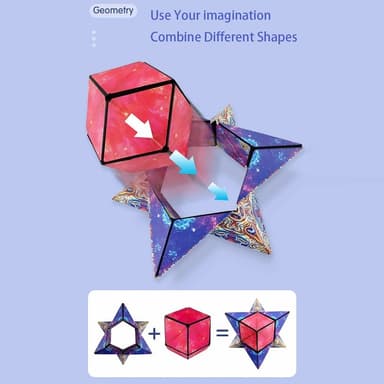 Fidget 3D Magic Cube muunnettavissa oleva palapeli - mekaaninen