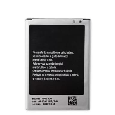 Samsung Galaxy S4 Mini i9190 i9192 i9195 i9198 1900mAh akun vaihto B500BE