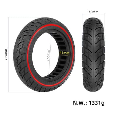 Scooter Xiaomi 4 Pro 10"" 60 / 70-7.0 offroad kiinteälle renkaalle