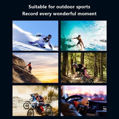 Toimintakamera 24MP 5K Ultra HD 30m vedenpitävä ulkourheilukamera