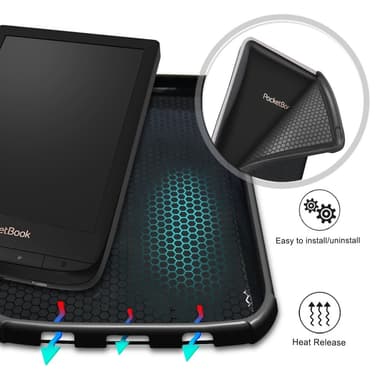 Kotelo PocketBook lukutabletille - Useita eri malleja - Musta
