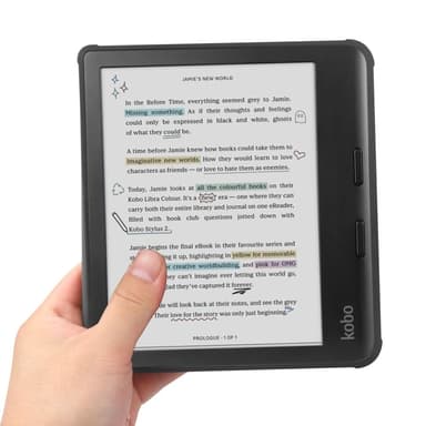 Kobo Libra Colour Kotelo PU Nahka + TPU E-Reader Suoja