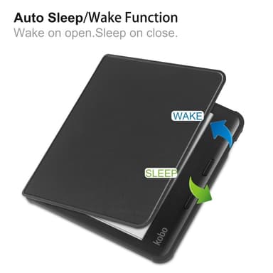 Kobo Libra Colour Kotelo PU Nahka + TPU E-Reader Suoja