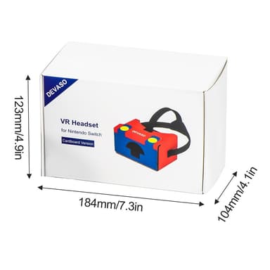 Yhteensopiva Nintendo Switch LCD / OLED VR Glasses Virtual Reality Glasses -lasien kanssa