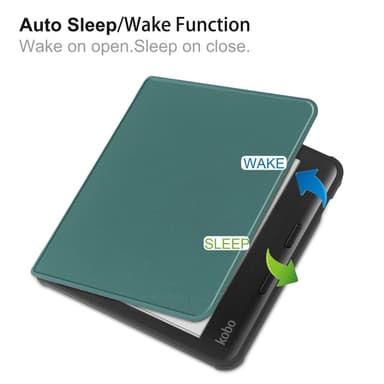Kobo Libra Colour Kotelo PU Nahka + TPU E-Reader Suoja