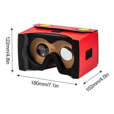 Yhteensopiva Nintendo Switch LCD / OLED VR Glasses Virtual Reality Glasses -lasien kanssa