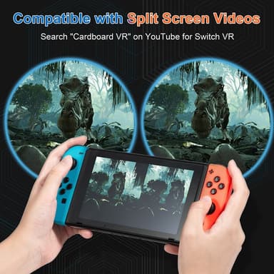 Yhteensopiva Nintendo Switch LCD / OLED VR Glasses Virtual Reality Glasses -lasien kanssa