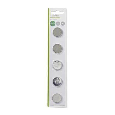 Nedis Litiumnappiparisto CR2430 | 3 V DC | 5 Kpl pakkaus | Hopea