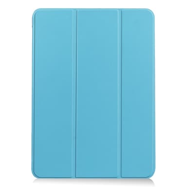 iPad Air 11 (2024) Kotelo Auto Herää / Nuku Kolminkertainen Taittojalusta Tabletin Suoja - Vaaleansininen