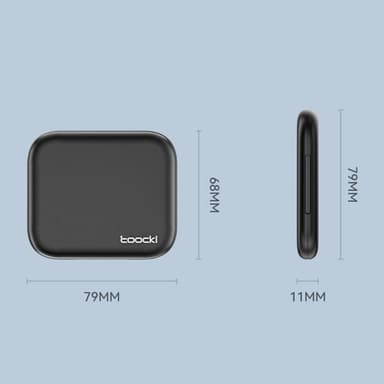 TOOCKI USB-C–USB-C-kaapeli USB+iP+Mikro-USB-sovittimen kotelo