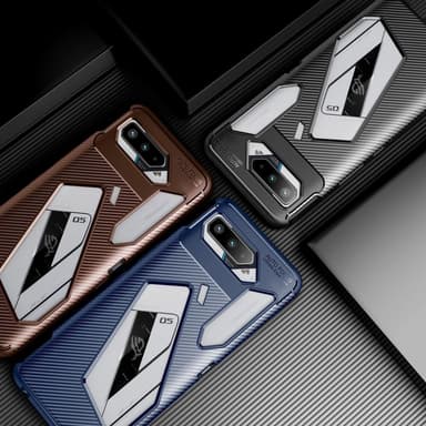 Asus ROG Phone 5 hiilikuiturakenne - musta