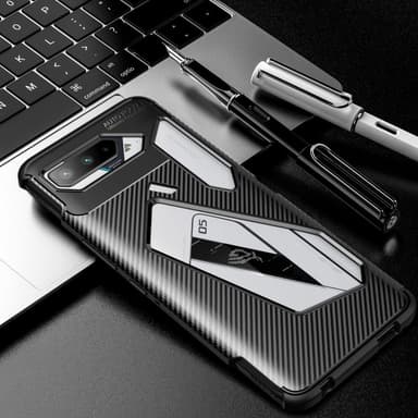 Asus ROG Phone 5 hiilikuiturakenne - musta