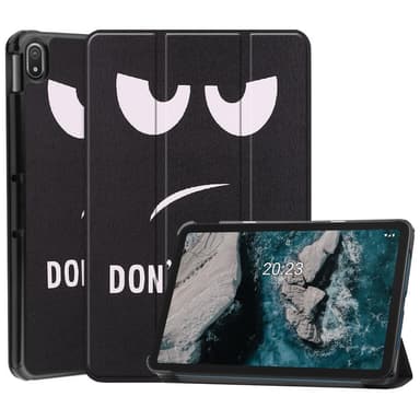 Tablettiteline Slim Fit -suojus Nokia T20:lle - Don't Touch Me