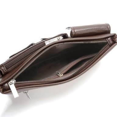 Crossbody Rintapussi Vyötäröpussi Kuulokereikällä - Musta