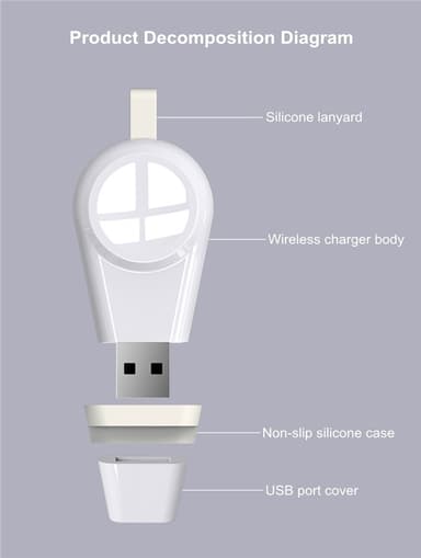 Laturi Apple Watchille - USB
