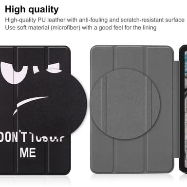 Tablettiteline Slim Fit -suojus Nokia T20:lle - Don't Touch Me