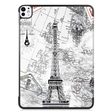 iPad Pro 11 (2024) Kotelo Auto Herää / Nuku Kolminkertainen Taittojalusta Tabletin Suoja - Tower