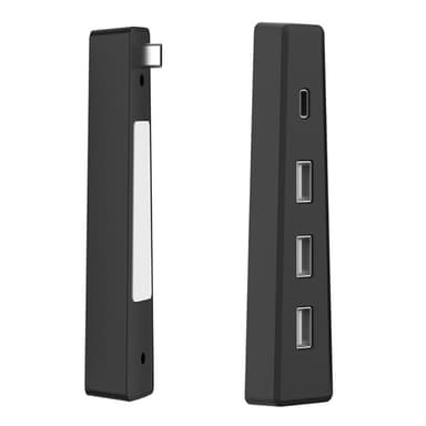 DOBE PS5 Slim -pelikonsolin hubiadapteri USB 2.0 -telakointiasema splitter