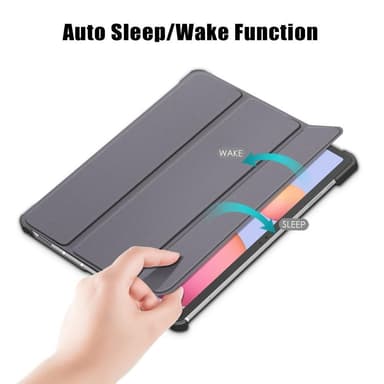 Kolmen taittotelineen älykotelo Samsung Galaxy Tab S7 FE/Tab S7 Plus/Tab S8+ -puhelimelle