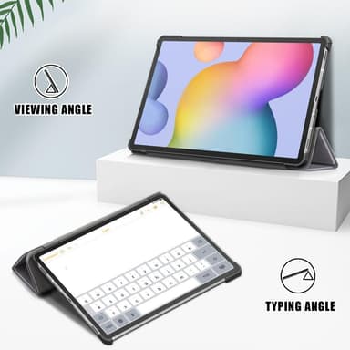 Kolmen taittotelineen älykotelo Samsung Galaxy Tab S7 FE/Tab S7 Plus/Tab S8+ -puhelimelle