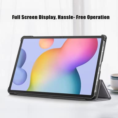 Kolmen taittotelineen älykotelo Samsung Galaxy Tab S7 FE/Tab S7 Plus/Tab S8+ -puhelimelle