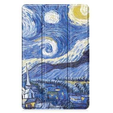 Kolminkertainen telinekotelo Samsung Galaxy Tab A9 8.7"" - Painting