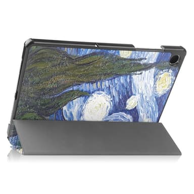 Kolminkertainen telinekotelo Samsung Galaxy Tab A9 8.7"" - Painting
