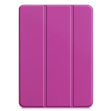 iPad Pro 11 (2024) Kotelo Auto Herää / Nuku Kolminkertainen Taittojalusta Tabletin Suoja - Violetti