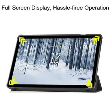 Nokia T21 Trifold Stand Sleep Wake -tabletin suojakotelo - Don't Touch Me