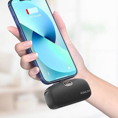 KUULAA 18W 5000mAh kannettava puhelimen laturi USB-C 2 porttia