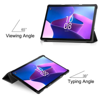 Lenovo Tab M10 (Gen 3) kolminkertainen jalustan kansi - musta