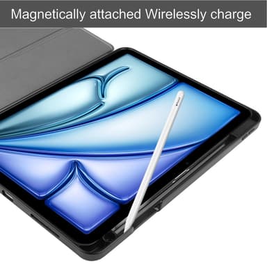 iPad Air 11 (2024) Kolminkertainen Teline Tabletin Suojakuori Kynäpidikkeellä