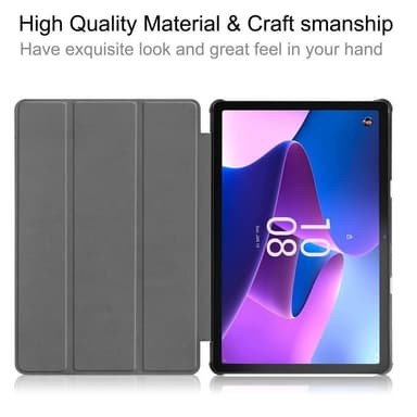 Lenovo Tab M10 (Gen 3) kolminkertainen jalustan kansi - musta