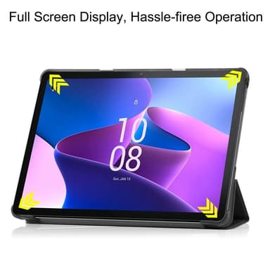 Lenovo Tab M10 (Gen 3) kolminkertainen jalustan kansi - musta